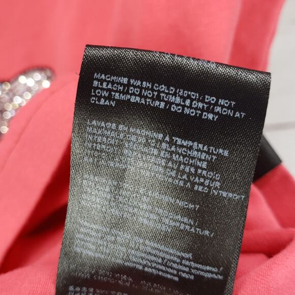 Burycan Paris Men's Pink Bug's Bunny Rhinestone Shirt Size Medium - Picture 7 of 13